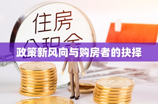 鸟松政策新风向与购房者的抉择