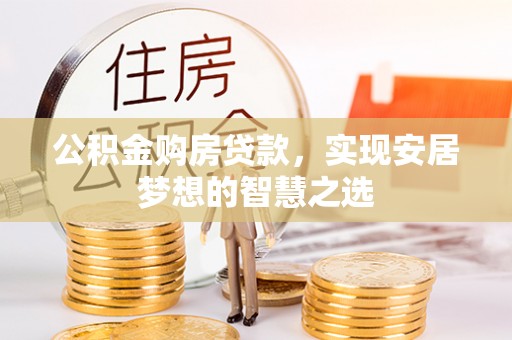 鸟松公积金购房贷款，实现安居梦想的智慧之选