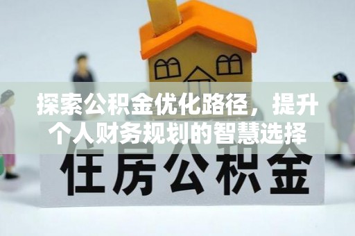 鸟松探索公积金优化路径，提升个人财务规划的智慧选择