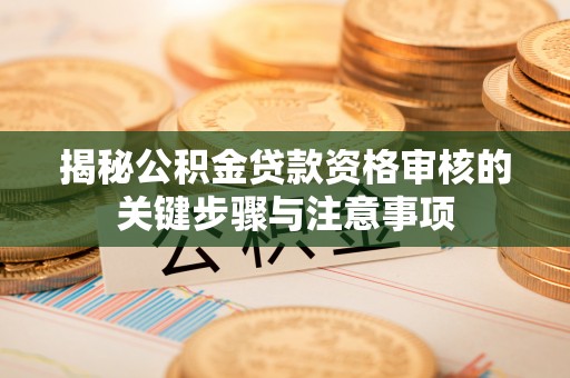 鸟松揭秘公积金贷款资格审核的关键步骤与注意事项