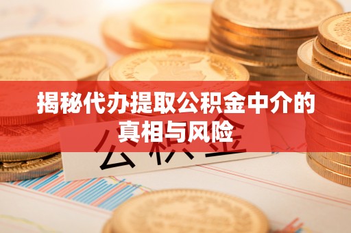 鸟松揭秘代办提取公积金中介的真相与风险
