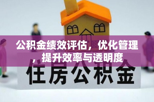 鸟松公积金绩效评估，优化管理，提升效率与透明度