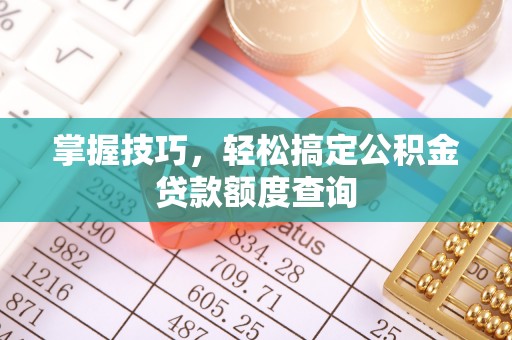 鸟松掌握技巧，轻松搞定公积金贷款额度查询