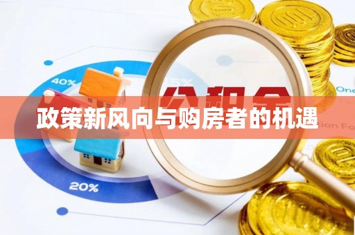 鸟松政策新风向与购房者的机遇