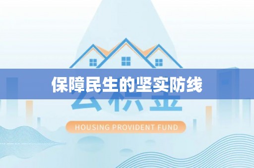 鸟松保障民生的坚实防线