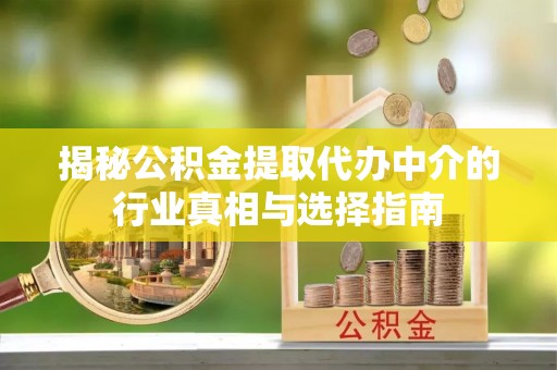 鸟松揭秘公积金提取代办中介的行业真相与选择指南