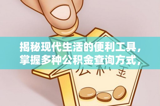 鸟松揭秘现代生活的便利工具，掌握多种公积金查询方式，让财富管理更轻松