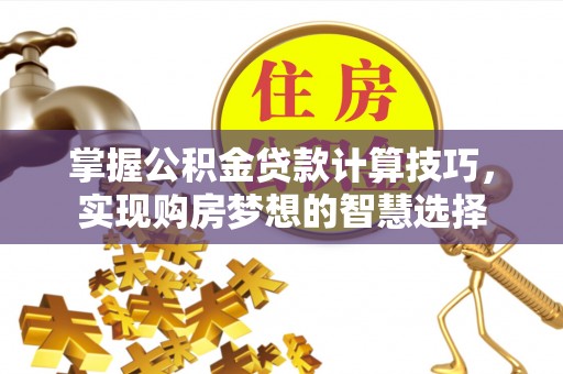 鸟松掌握公积金贷款计算技巧，实现购房梦想的智慧选择
