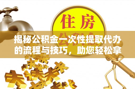 鸟松揭秘公积金一次性提取代办的流程与技巧，助您轻松拿钱！