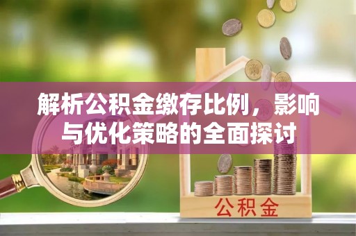 鸟松解析公积金缴存比例，影响与优化策略的全面探讨