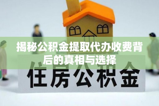 鸟松揭秘公积金提取代办收费背后的真相与选择
