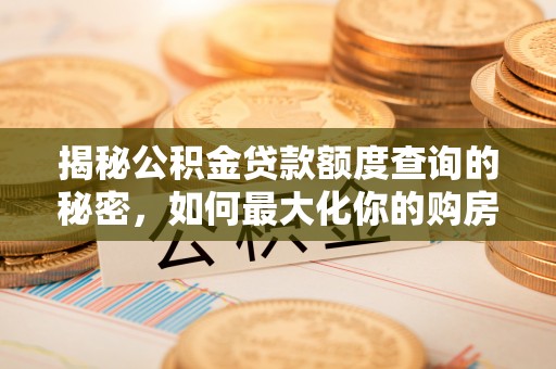 鸟松揭秘公积金贷款额度查询的秘密，如何最大化你的购房资金？