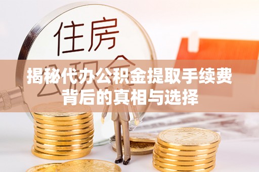 鸟松揭秘代办公积金提取手续费背后的真相与选择
