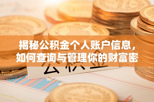 鸟松揭秘公积金个人账户信息，如何查询与管理你的财富密码